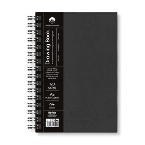 Drawing Pad Sert Kapak Eskiz Çizim Defteri 120 gr. A5 54 yaprak SİYAH