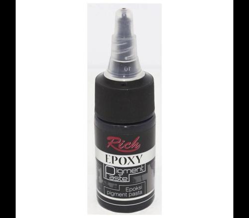 Epoksi Reçine Pigment Renklendirici Boya 20 cc. SİYAH