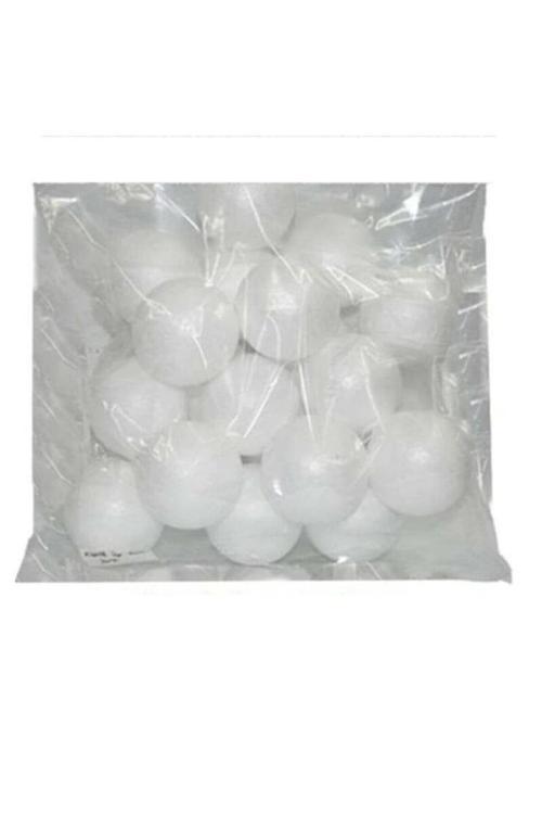 Foam Ball - Strafor Köpük Top 8 cm. 12 Adet