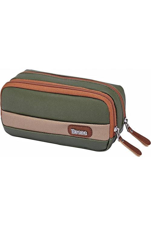 Kalemlik Kalem Çantası Çift Kat Lacos Şerit Br-3134 (Karışık Renk 1 Adet)