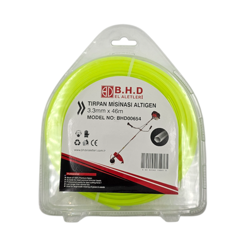 B.H.D BHD00654 3.3mm 46m Altıgen Tırpan Misina