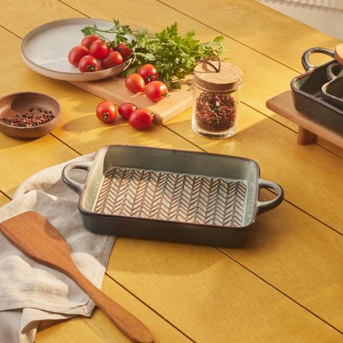 Culina Reaktif Fırın Kabı Gri 31 cm