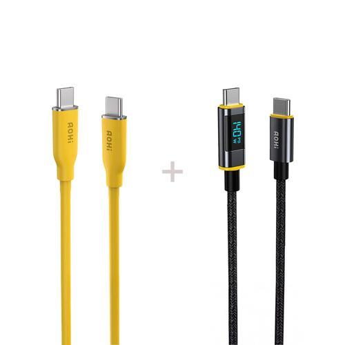 Magline- Silky 140W Süper Hızlı Şarj/Data Kablosu Seti