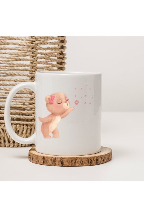 Kupa Bardak 3D Baskı Aşk