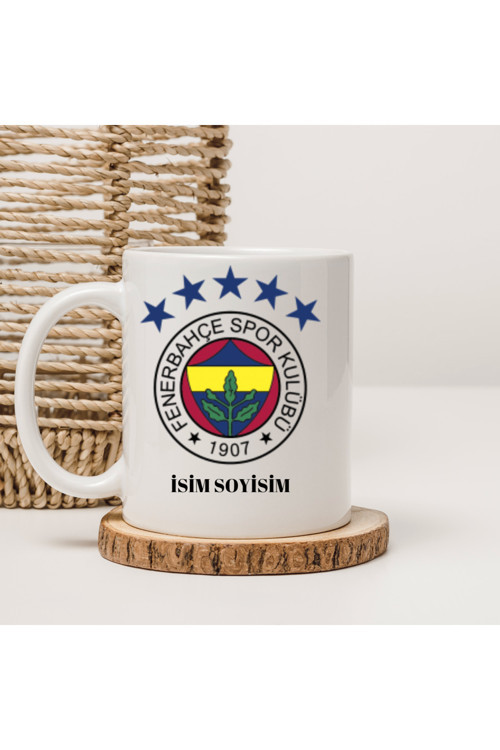 Taraftar Kupa Sarı Lacivert Kişiselleştirilebilir