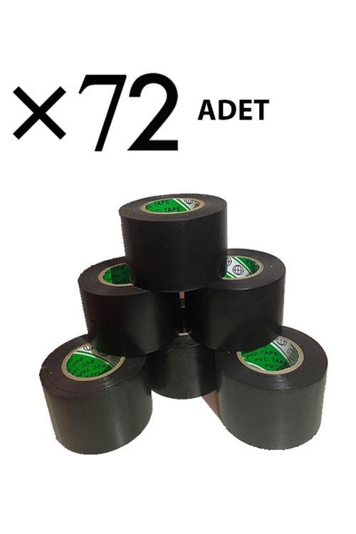 Pvc Geniş Izole Bant 50 Mm X 25 Mt Siyah 72 Adet