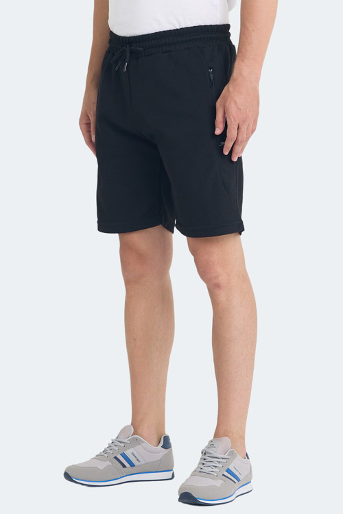 KANANI I Erkek Cepli Siyah Şort