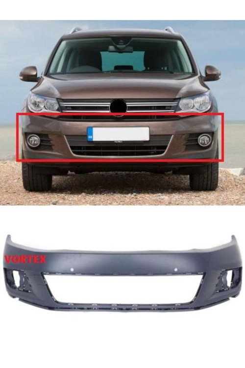 TIGUAN 2012- ÖN TAMPON ( DÜZ OEM No: 5N0807217ESGRU