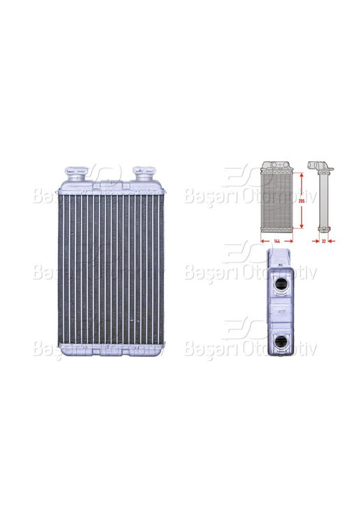 BMW 3 Compact (E36) 3.16i 94-00 3.18tds 95-00 323ti 97-00 KALORIFER RADYATORU BRAZING 205X145 MM