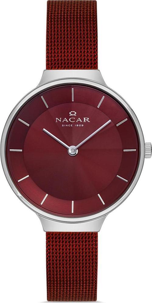 NC17-3920549-ARM Bordo Hasır Band Kadın Kol Saati
