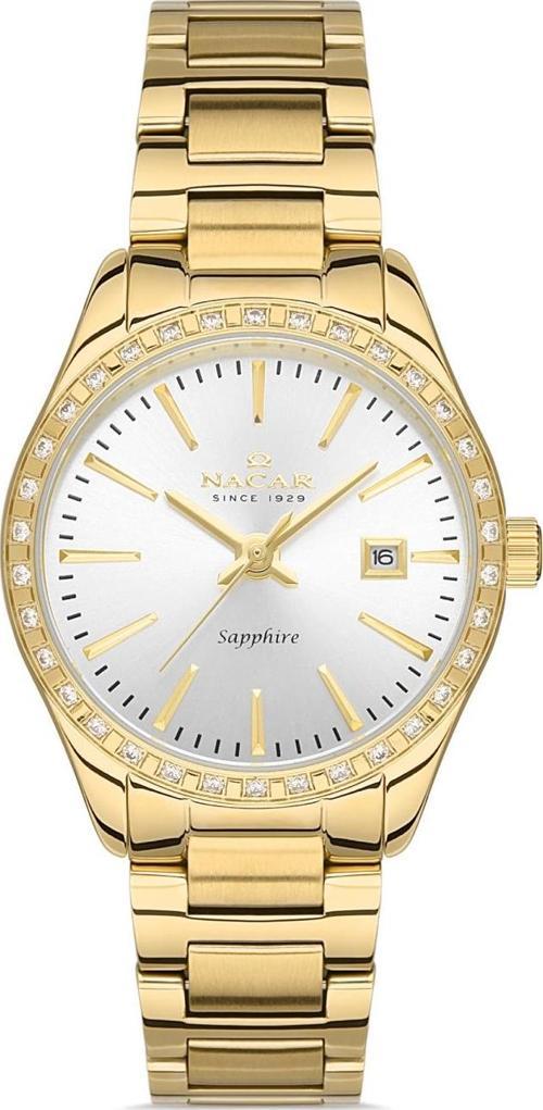 NC33-398305-DWMS Sarı Metal Band Kadın Kol Saati