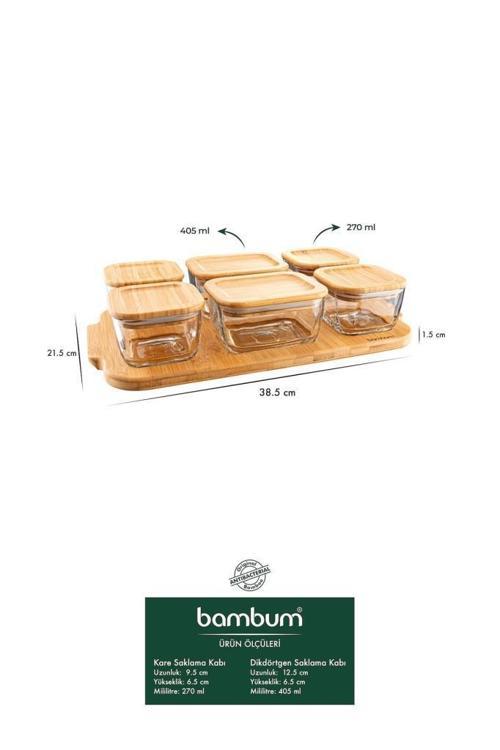 Enzo - 13 Parça Cam Kahvaltılık