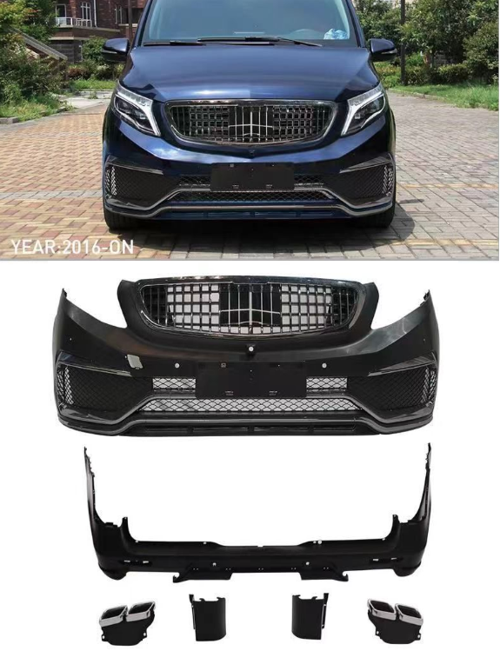 Mercedes V Class W447 Ön Arka Amg Body Kit 2016 Sonrası Uyumlu