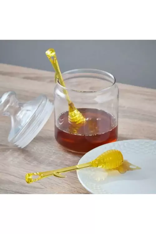 Kizilelmada Dayanıklı Plastik Bal Kaşığı – 1 Adet, Hafif Ve Kullanışlı