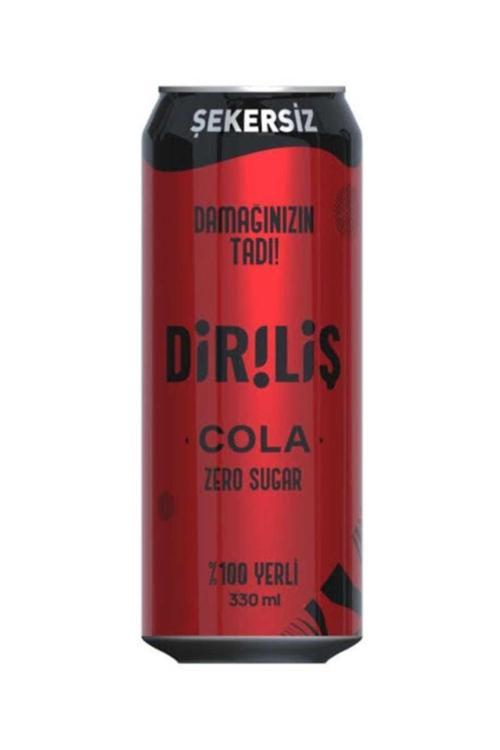 Di̇Ri̇Li̇Ş 330 Ml Kutu Şekersiz Kola – 24’Lü Paket, %100 Yerli Ve Hafif İçecek Deneyimi