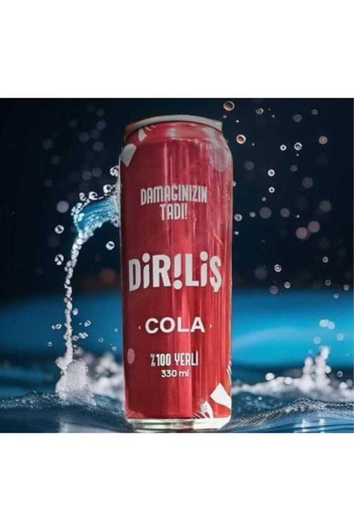Di̇Ri̇Li̇Ş Kola Kutu 24'Lü Paket – 330 Ml X 24 | Buz Gibi Ferahlatıcı Tat, %100 Yerli Üretim