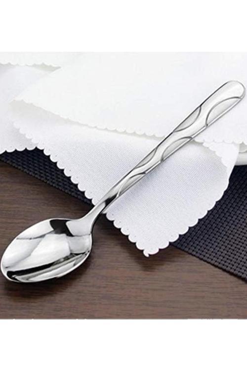 Kizilelmada Büyük Boy Paslanmaz Çelik Servis Kaşığı - 36 Cm