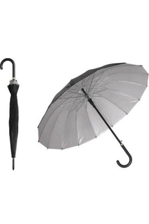 Kizilelmada 16 Telli Rüzgara Dayanıklı Su Geçirmez Baston Şemsiye 80 Cm – Dayanıklı Polyester Kumaş