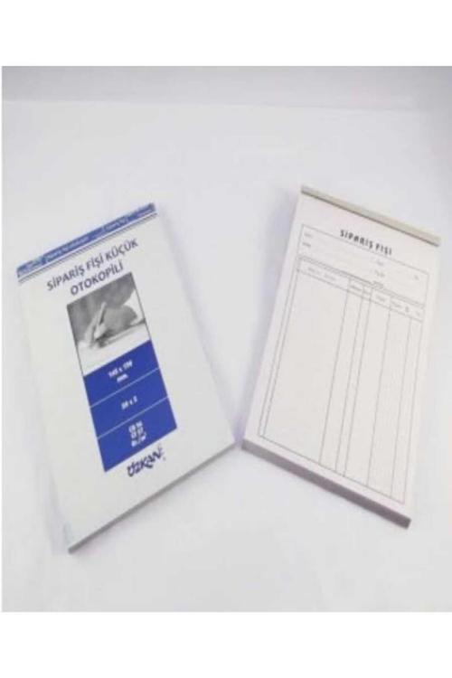 Özkan Sipariş Fişi Küçük Otokopili 50X2 Nüsha 140×190 Mm 2 Li Set