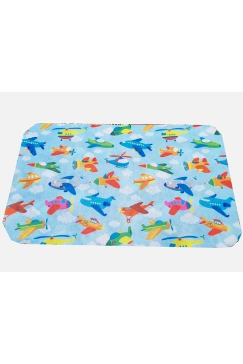 Kizilelmada Renkli Desenli Yıkanabilir Bez Beslenme Örtüsü – 30X50 Cm Okul İçin İdeal