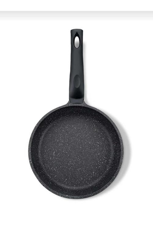 Kizilelmada 24 Cm Siyah Saplı Granit Tava – Yapışmaz Ve Dayanıklı Yüzey
