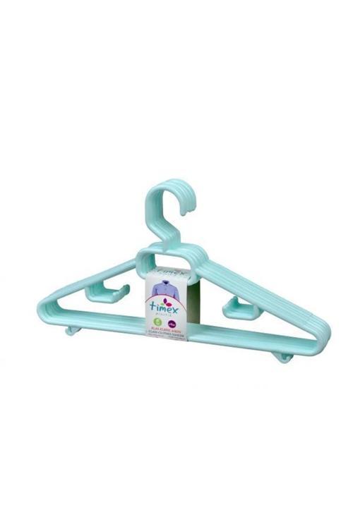 Kizilelmada 6’Lı Renkli Plastik Askı 30X15 Cm | Bebek Kıyafetleri İçin Uygun Boyut