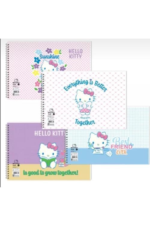 Kizilelmada Hello Kitty 25X35 Cm Orta Boy Resim Defteri 4’Lü – Çocuklar İçin Eğlenceli