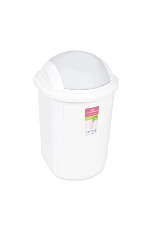 Kizilelmada Üçsan Plastik Ufo 4 Litre Kapaklı Çöp Kovası 19X28 Cm