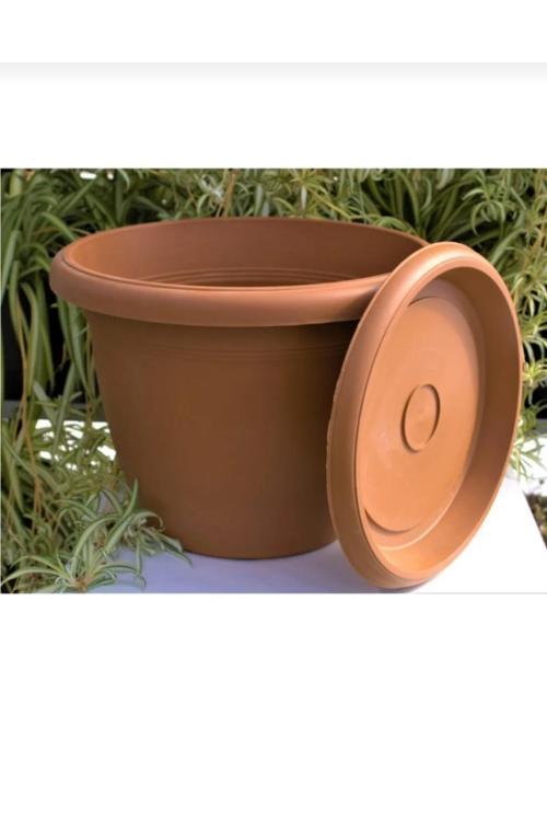 Kizilelmada Villa Saksı – 8.8 Litre Saksı 24X30 Cm | İç & Dış Mekan Şık Tasarım