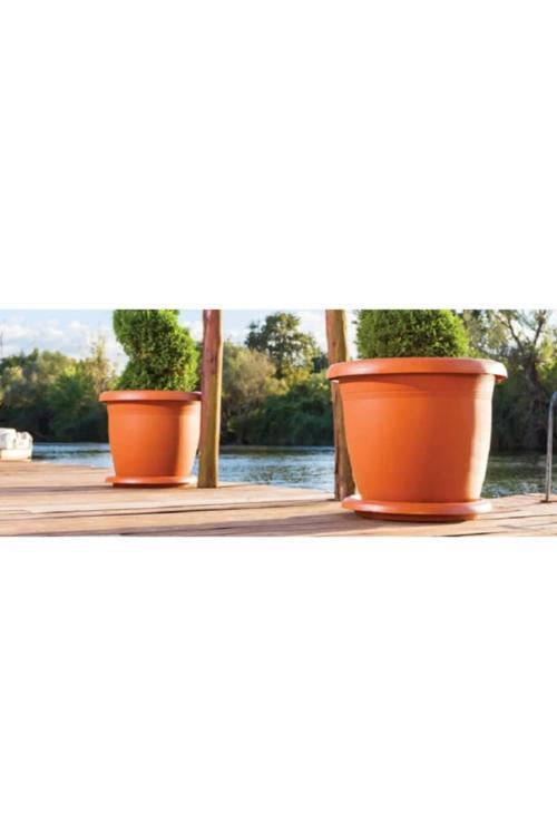 Kizilelmada Villa Saksı – 32 Litre Geniş Hacimli Saksı 38X47 Cm | İç & Dış Mekan Şık Tasarım