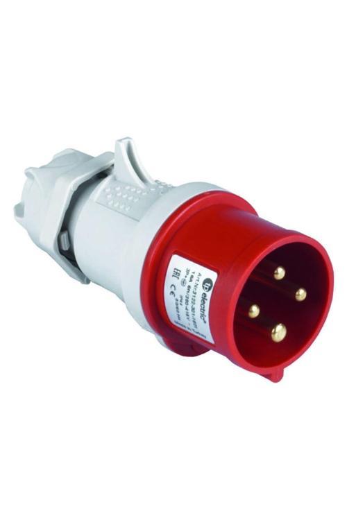 Tp Electric 3126-301-1601 4X32A Ip44-Düz Fiş (Pasolu)