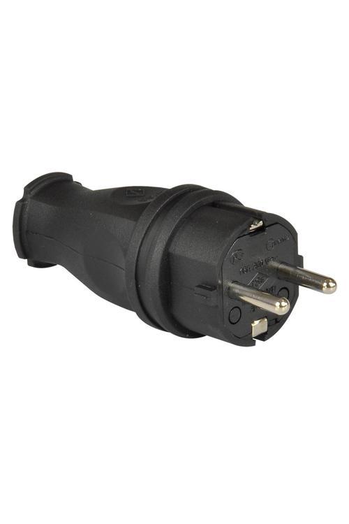 1X16A Kauçuk Düz Fiş