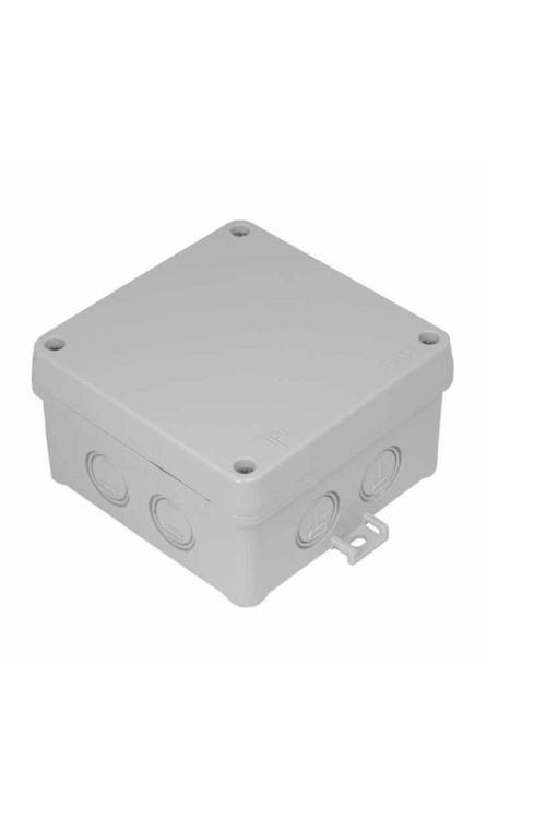 2 Adet 100X100X60 (8 Çıkışlı) - Vidalı Kapak Ip 67