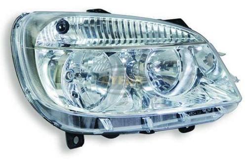 Fiat Doblo -SOL Far 2006-2010 | Elektrikli Motorlu | H7 + H1 | Şeffaf Cam | Ayfar 505303