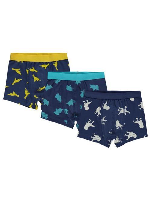 Dinazor 2-10 Yaş 3'lü Boxer Set - Standart6-7 Yaş