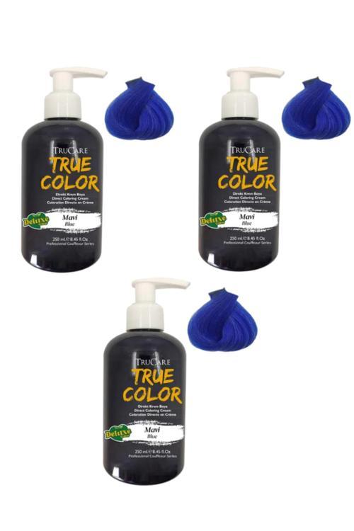 Truecolor X3 Saç Boyası Mavi 250 Ml