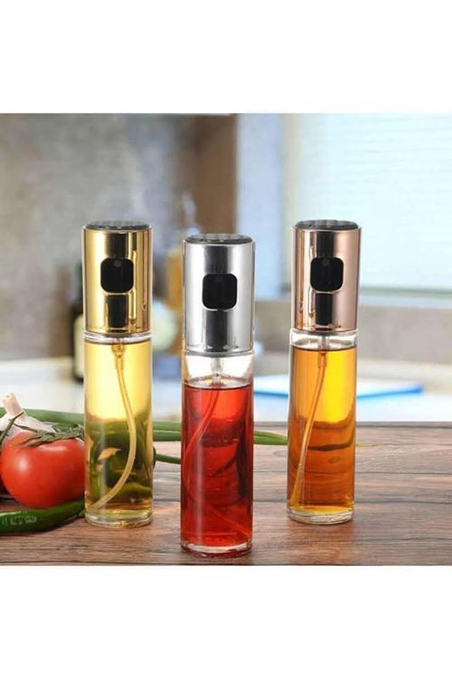 Sprey Yağdanlık 100Ml Airfryer Çok Amaçlı Yağ Püskürtücü Cam Şişe