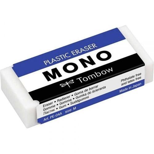 Mono Plastik Silgi Beyaz 23x11x55 mm. Büyük Boy