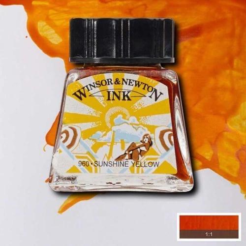 Drawing Ink Çizim Mürekkebi 14 ml. 633 Sunshine Yellow