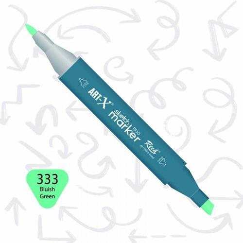Supertrend Sketch Marker Duo Çift Uçlu Marker Kalem 333 Bluish Green
