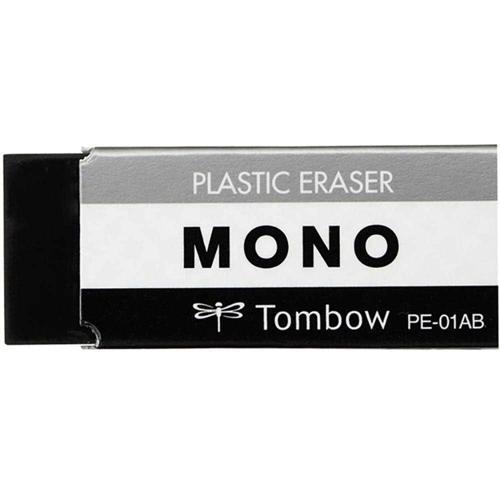 Mono Plastik Silgi Siyah 17x11x43 mm. Küçük Boy