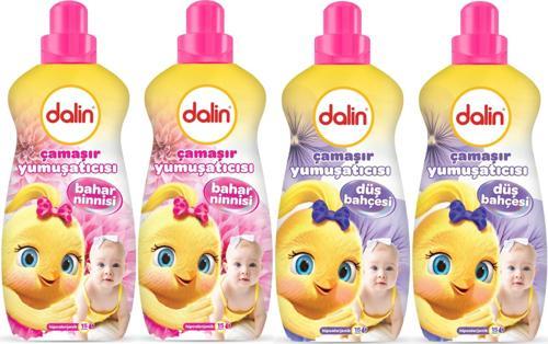 Çamaşır Yumuşatıcı 1500ML Bahar Ninnisi + 1500ML Düş Bahçesi (Karma 4 Lü Set)