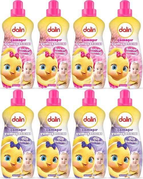 Çamaşır Yumuşatıcı 1500ML Bahar Ninnisi + 1500ML Düş Bahçesi (Karma 8 Li Set)