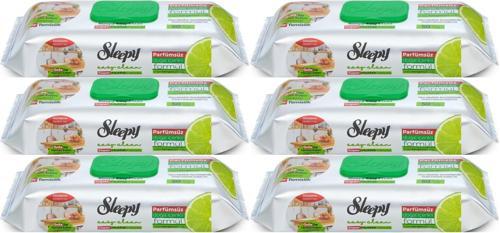 Easy Clean Yüzey Temizlik Mutfak Havlusu -Mendili  50 Yaprak Bergomot Yağlı (6Lı Set) 300Yprk