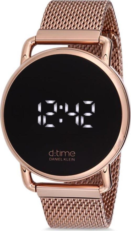Unisex Pembe Tıme Dokunmatik Kol Saati 013296b