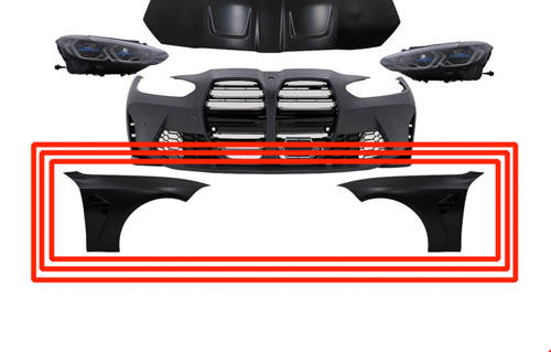 Bmw G20-g80 M3 DÖnüşüm İçIn Ön Çamurluk Takımı 2020 Sonrası Uyumlu