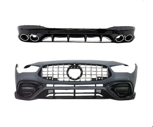 Mercedes Cla45 Amg Body Kit (Ön Tampon-arka Difüzör) 2020 Sonrası Uyumlu