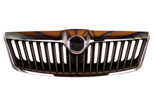 Skoda Octavia 2009-2013 Panjur Siyah Izgara Nikelajlı Çerçeveli