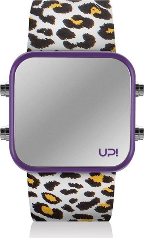 Unisex Kol Saati 2UPWS2018290 LED MINI PURPLE AND LEOPARD STRAP
