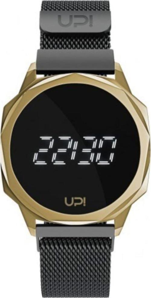 Unisex Kol Saati UPWATCH ICON GOLD BLACK LOOP BAND